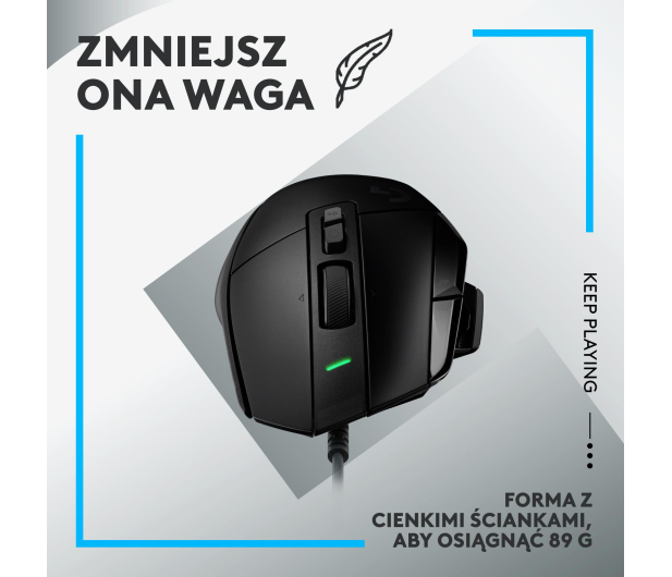 LOGITECH G502 X Czarna - 1066490 - zdjęcie 12